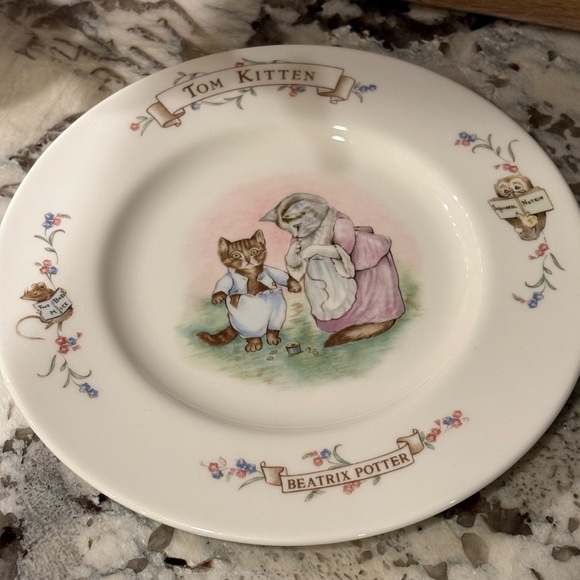 The World of Beatrix Potter Set Of Three Vintage Dishes Royal Albert - Picture 4 of 10